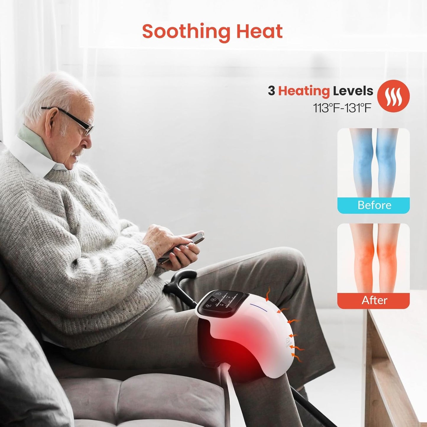 GentleHeat™ Knee Massager