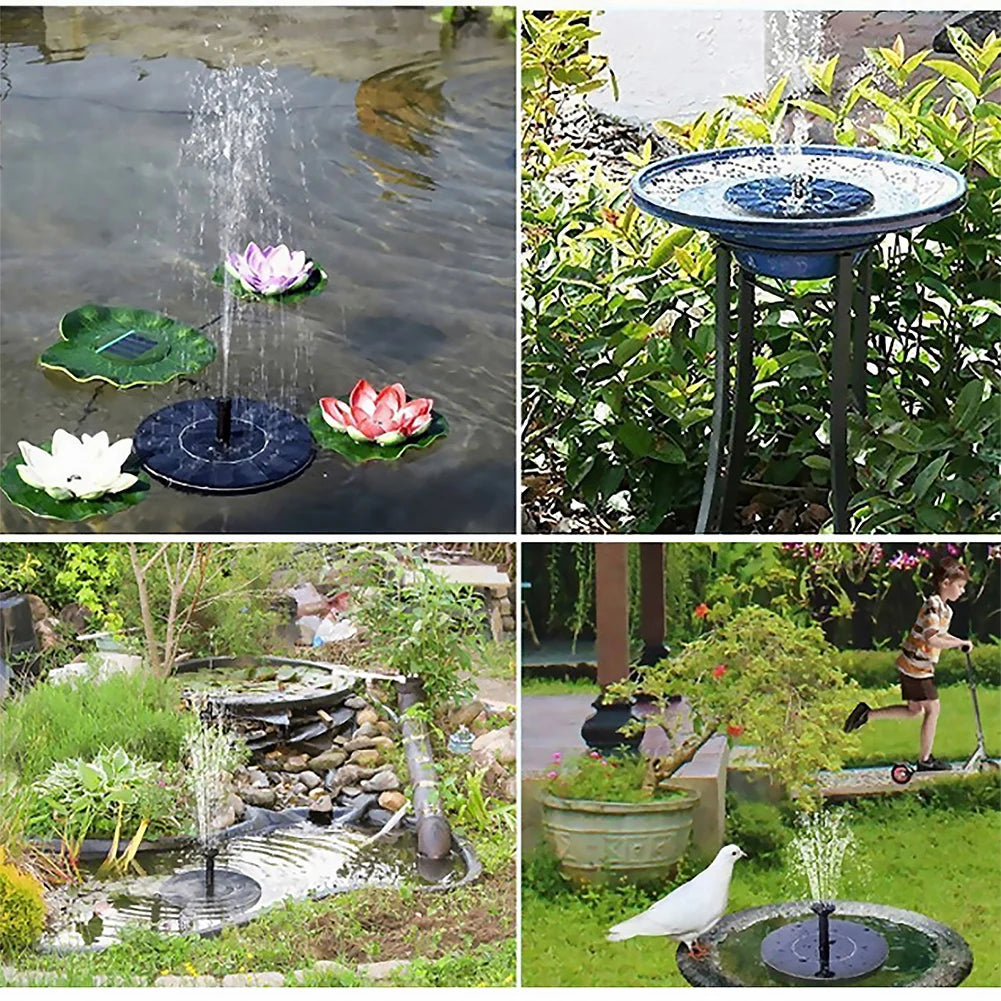 AquaRay™ Solar Fountain 💧 - Turn Your Bird Bath Into a Beautiful Fountain in Seconds