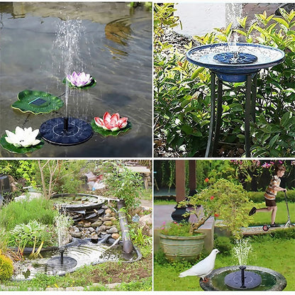 AquaRay™ Solar Fountain 💧 - Turn Your Bird Bath Into a Beautiful Fountain in Seconds
