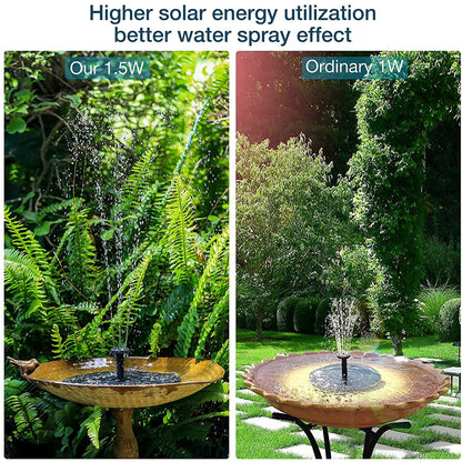 AquaRay™ Solar Fountain 💧 - Turn Your Bird Bath Into a Beautiful Fountain in Seconds